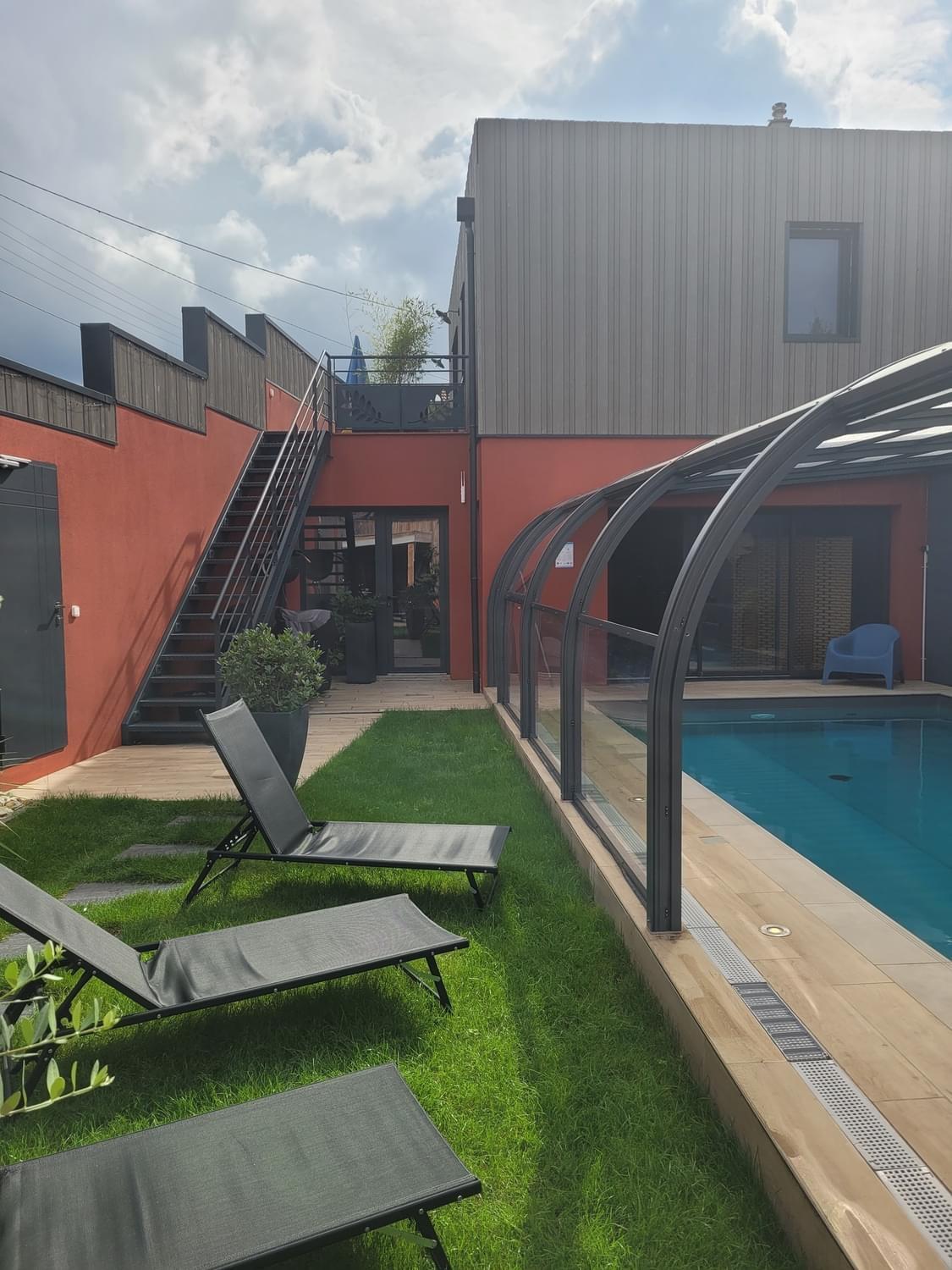 Villa Seyal - Avec Piscine - Jacuzzi - Sauna & Climatisation Le Mans Eksteriør bilde